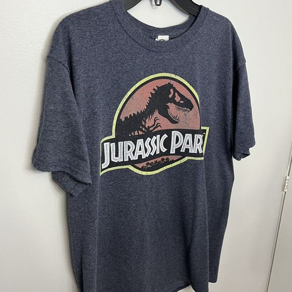 Jurassic Park T-Shirt Adult Medium Dinosaur World Movie Logo Graphic Casual VGC - Picture 3 of 8